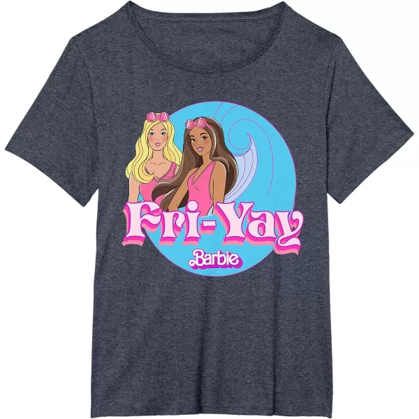 Barbie  Summer FriYay TShirtHeather Blue