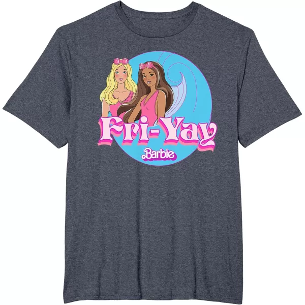 Barbie  Summer FriYay TShirtHeather Blue