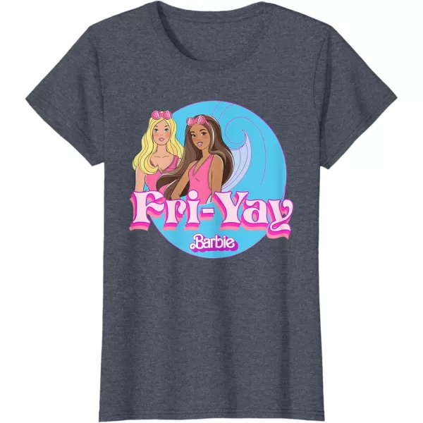 Barbie  Summer FriYay TShirtHeather Blue