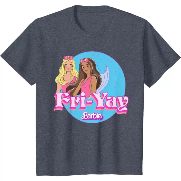 Barbie  Summer FriYay TShirtHeather Blue