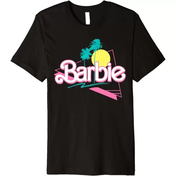 Barbie 90s Retro Logo Premium TShirtBlack