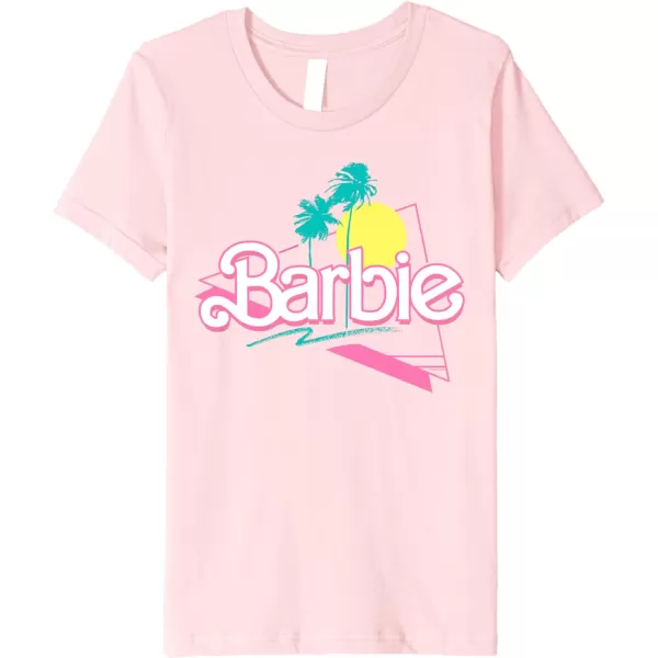 Barbie 90s Retro Logo Premium TShirtPink