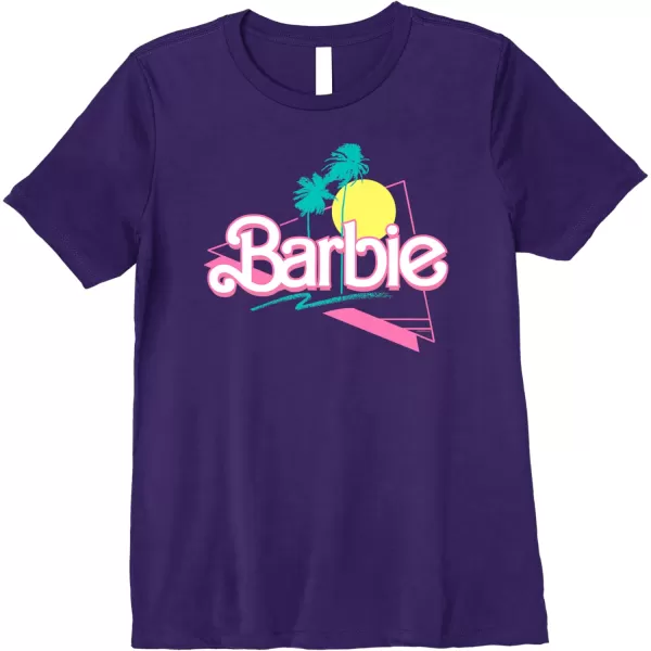 Barbie 90s Retro Logo Premium TShirtPurple