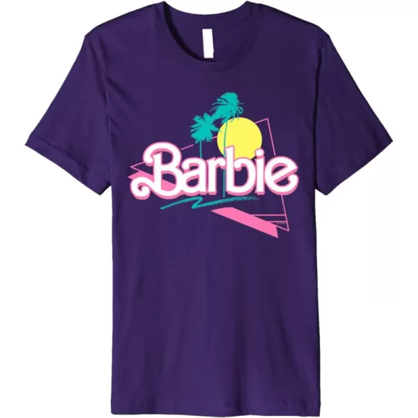 Barbie 90s Retro Logo Premium TShirtPurple