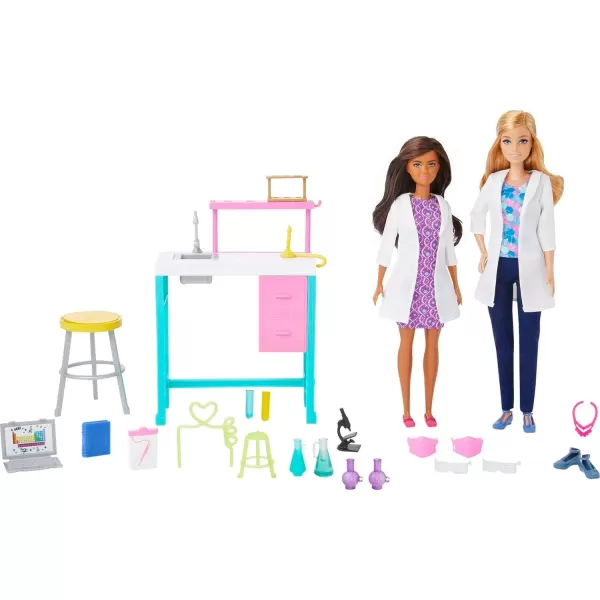 Barbie Science Lab Playset with 2 Dolls Lab Bench and 10 Accessories Amazon ExclusiveBarbie Science Lab Playset with 2 Dolls Lab Bench and 10 Accessories Amazon Exclusive