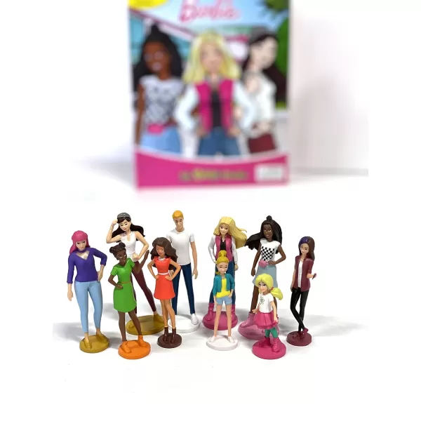 Phidal  Mattel Barbie My Busy books 10 Figurines and a PlaymatPhidal  Mattel Barbie My Busy books 10 Figurines and a Playmat