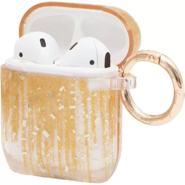 Sonix x Barbie Case for Apple AirPods Gen 1  Gen 2 Palm ParadiseDrippin Gold