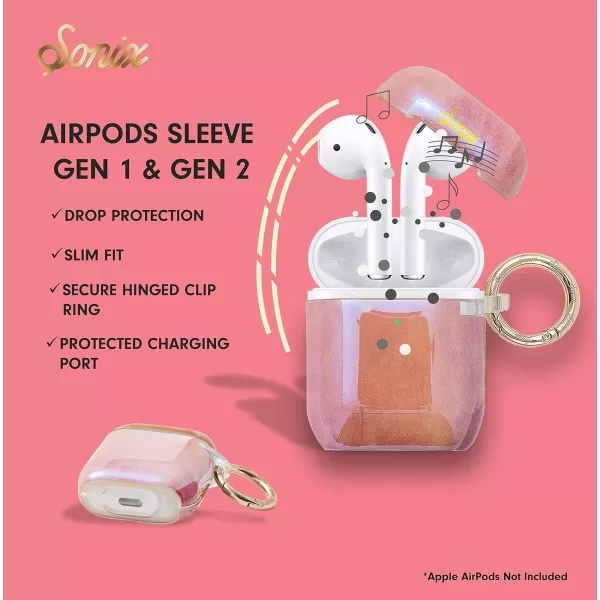 Sonix x Barbie Case for Apple AirPods Gen 1  Gen 2 Palm ParadiseMother of Pearl