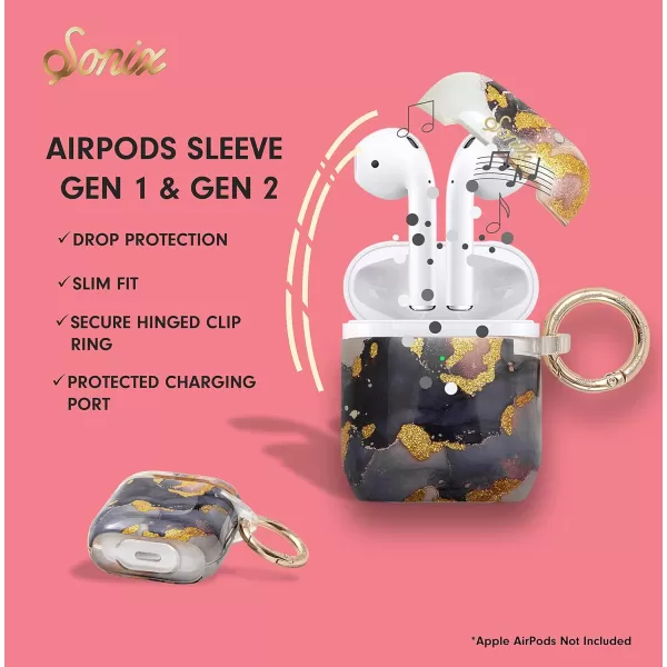 Sonix x Barbie Case for Apple AirPods Gen 1  Gen 2 Palm ParadiseNebula Marble