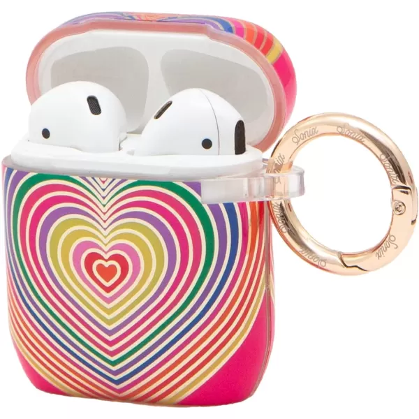 Sonix x Barbie Case for Apple AirPods Gen 1  Gen 2 Palm ParadiseRainbow Hearts