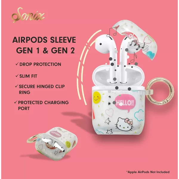 Sonix x Barbie Case for Apple AirPods Gen 1  Gen 2 Palm ParadiseSanrio  Cosmic Hello Kitty