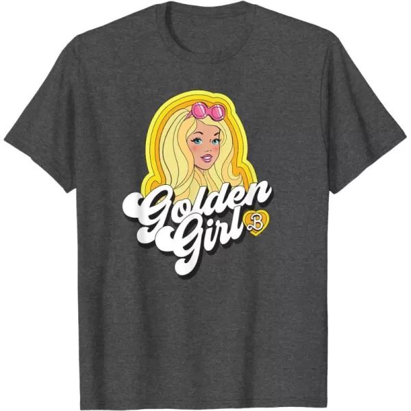 Barbie  Golden Girl TShirtDark Heather Grey