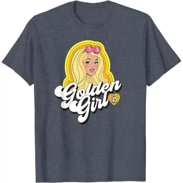 Barbie  Golden Girl TShirtHeather Blue