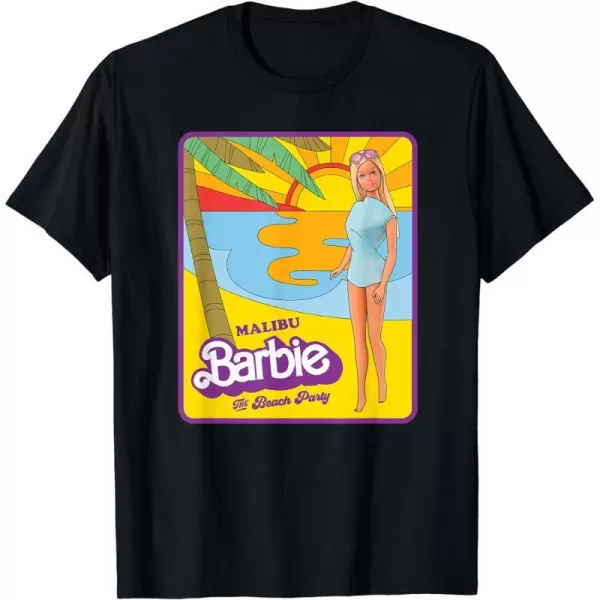 Barbie  Malibu Barbie Beach Party TShirtBlack