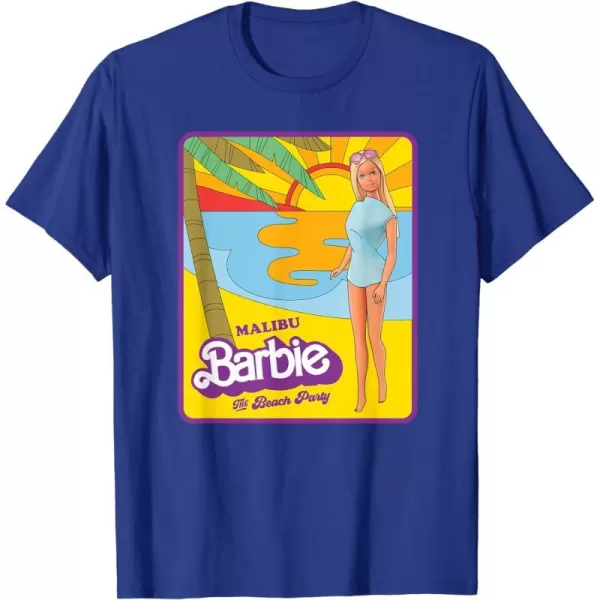 Barbie  Malibu Barbie Beach Party TShirtRoyal Blue