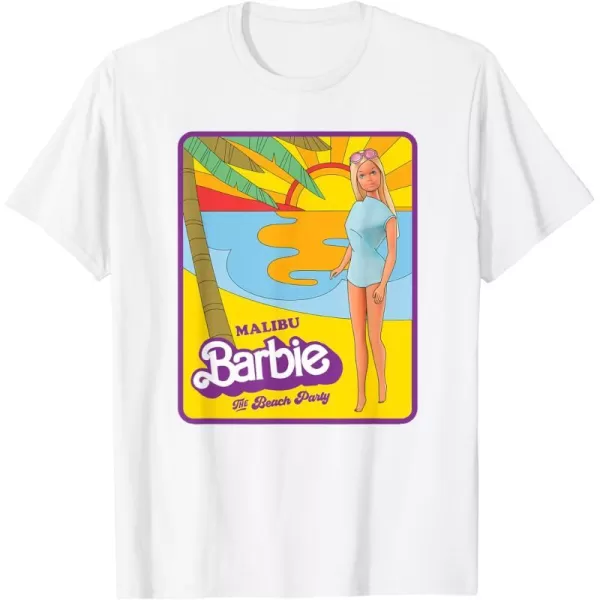 Barbie  Malibu Barbie Beach Party TShirtWhite