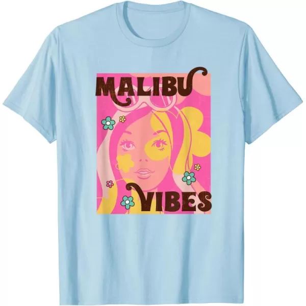 Barbie  Malibu Vibes TShirtBaby Blue