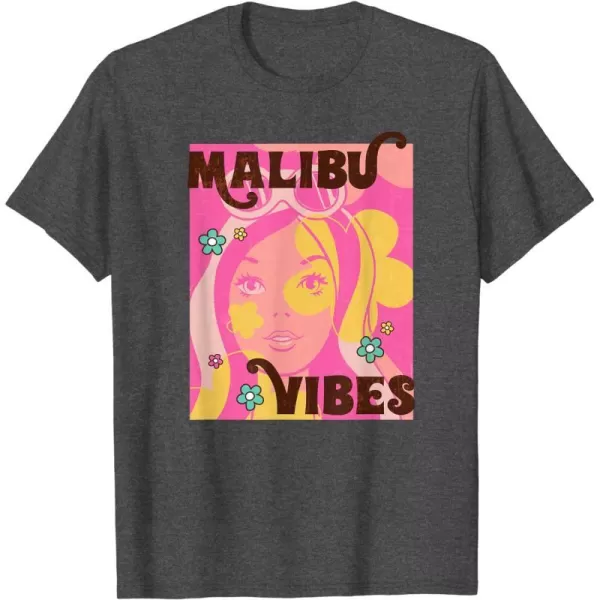 Barbie  Malibu Vibes TShirtDark Heather Grey