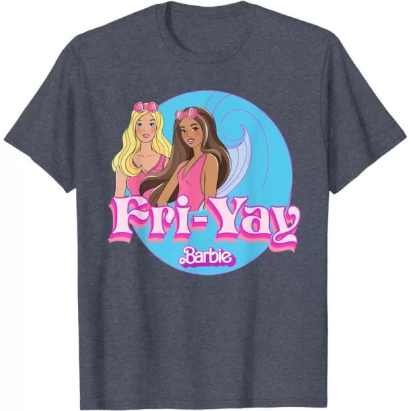 Barbie  Summer FriYay TShirtHeather Blue