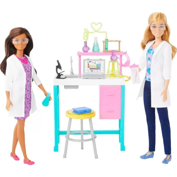 Barbie Science Lab Playset with 2 Dolls Lab Bench and 10 Accessories Amazon ExclusiveBarbie Science Lab Playset with 2 Dolls Lab Bench and 10 Accessories Amazon Exclusive