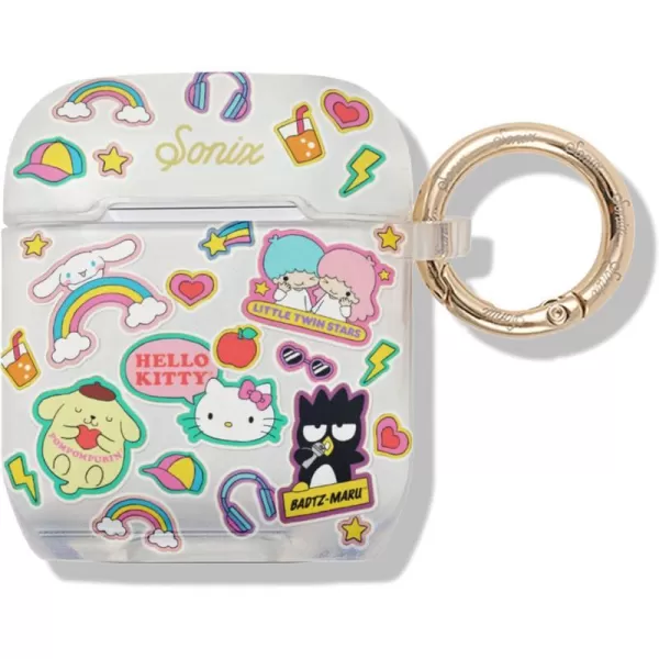 Sonix x Barbie Case for Apple AirPods Gen 1  Gen 2 Palm ParadiseHello Kitty amp Friends Sticker