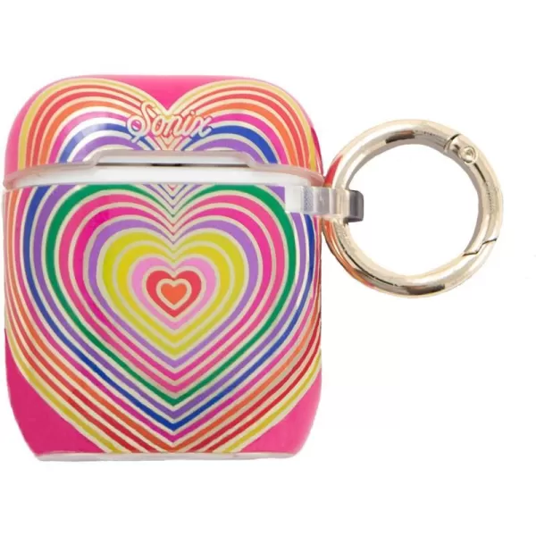 Sonix x Barbie Case for Apple AirPods Gen 1  Gen 2 Palm ParadiseRainbow Hearts