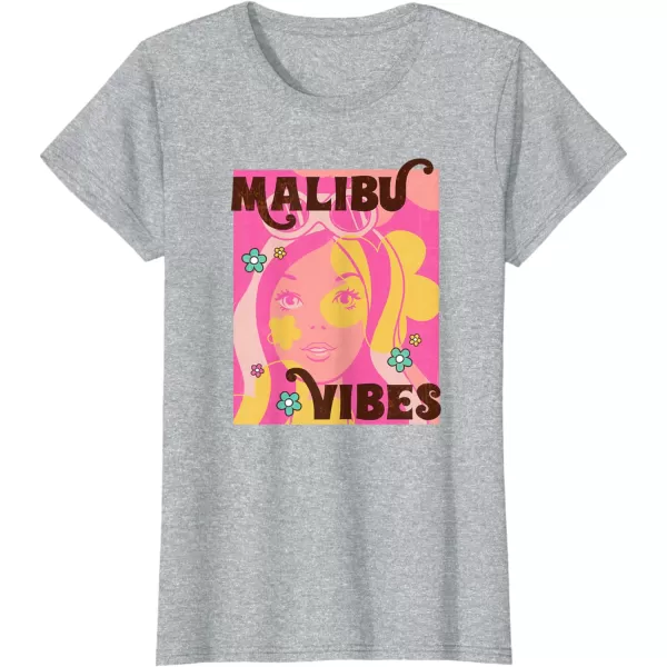 Barbie  Malibu Vibes TShirtHeather Grey