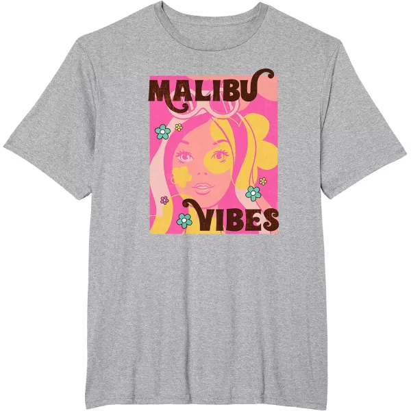 Barbie  Malibu Vibes TShirtHeather Grey