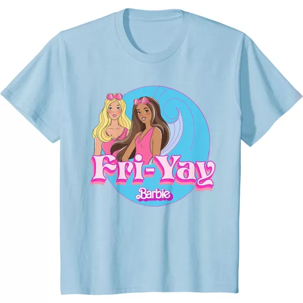 Barbie  Summer FriYay TShirtBaby Blue