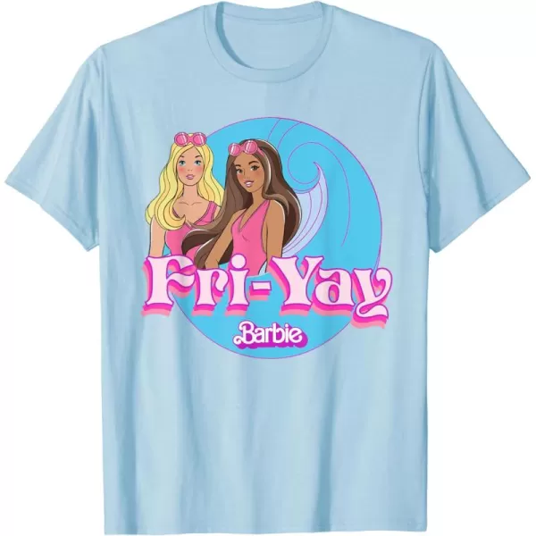 Barbie  Summer FriYay TShirtBaby Blue