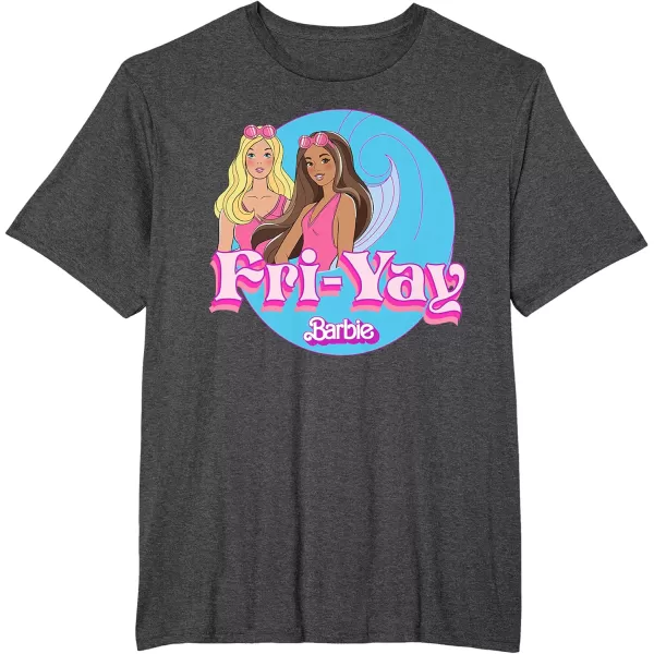 Barbie  Summer FriYay TShirtDark Heather Grey