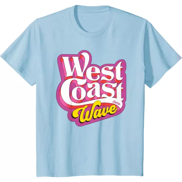 Barbie  West Coast Wave TShirtBaby Blue