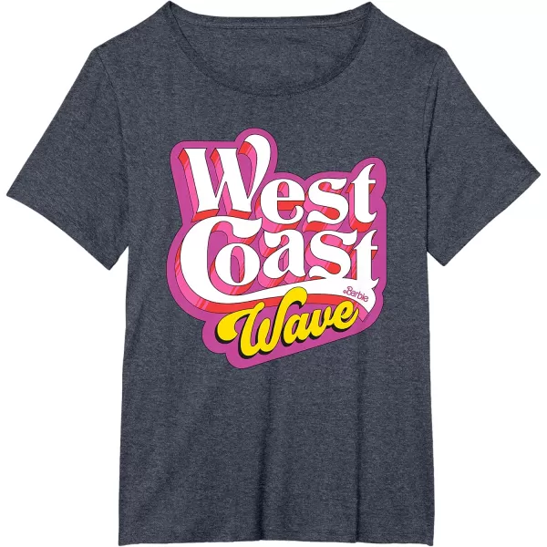 Barbie  West Coast Wave TShirtHeather Blue