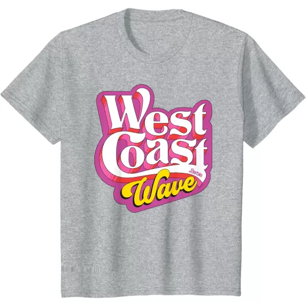 Barbie  West Coast Wave TShirtHeather Grey