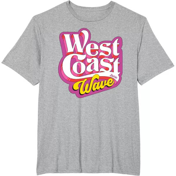 Barbie  West Coast Wave TShirtHeather Grey