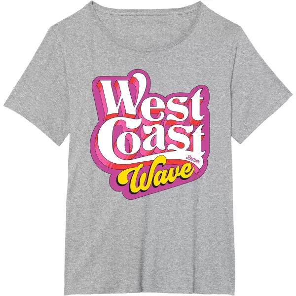 Barbie  West Coast Wave TShirtHeather Grey