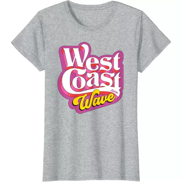 Barbie  West Coast Wave TShirtHeather Grey