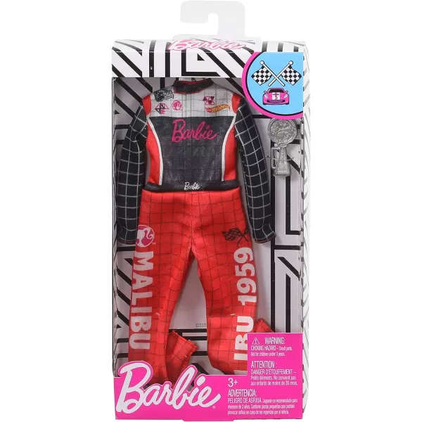 Barbie Clothes Career Outfit Doll Racecar Driver Jumpsuit with Trophy Gift for 3 to 8 Year Olds Barbie Clothes Career Outfit Doll Racecar Driver Jumpsuit with Trophy Gift for 3 to 8 Year Olds 