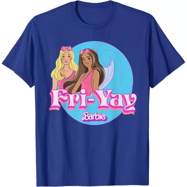 Barbie  Summer FriYay TShirtRoyal Blue