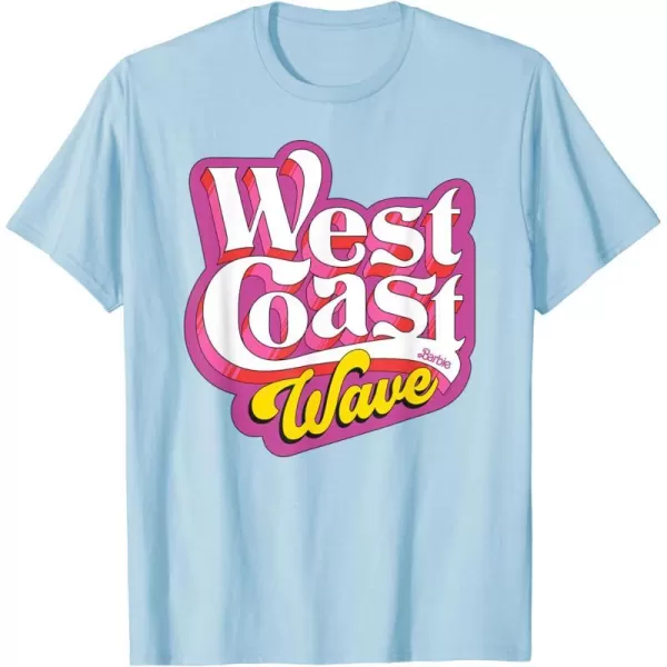 Barbie  West Coast Wave TShirtBaby Blue