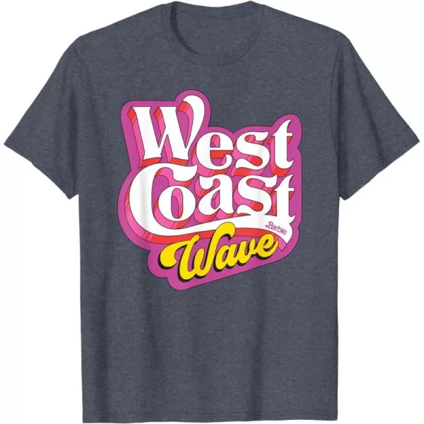 Barbie  West Coast Wave TShirtHeather Blue