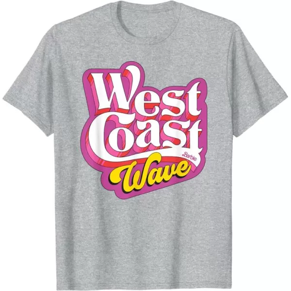 Barbie  West Coast Wave TShirtHeather Grey