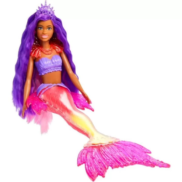 Barbie Mermaid Power Doll Brooklyn with Phoenix Pet and Accessories Mermaid Toys with Interchangeable FinsBrooklyn