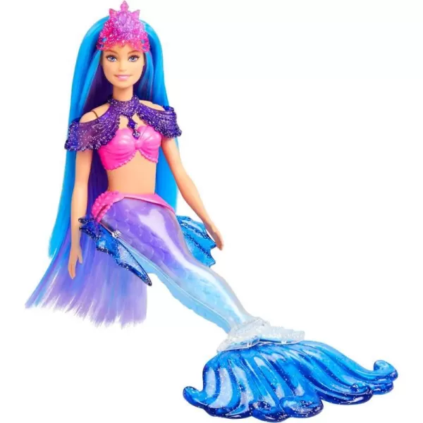 Barbie Mermaid Power Doll Brooklyn with Phoenix Pet and Accessories Mermaid Toys with Interchangeable FinsMalibu