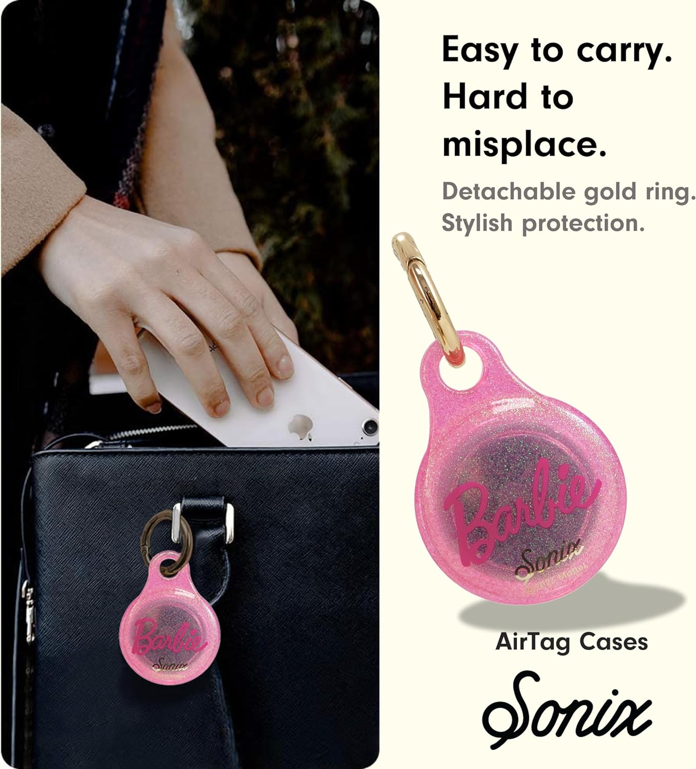 Sonix Cases for Apple AirTags with Keychain Barbie  IconicBarbie  Iconic