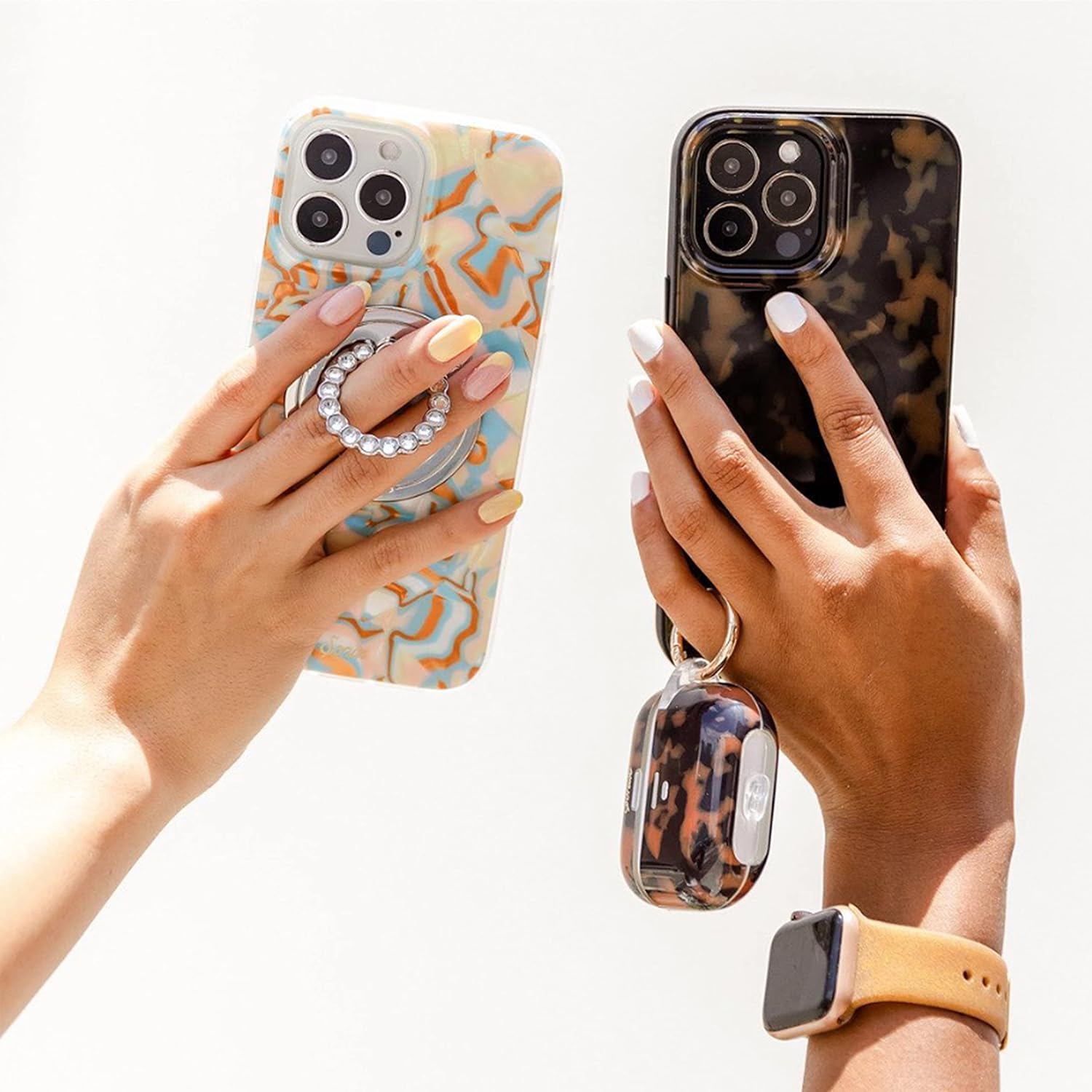 Sonix x Barbie Phone Case for iPhone 13 Pro Max  12 Pro Max  Compatible with MagSafe  10ft Drop Tested  Vintage BarbieTort  Brown Tort MS