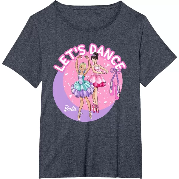 Barbie  Ballerina Barbie Lets Dance TShirtHeather Blue