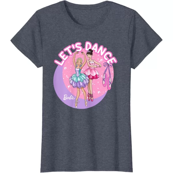 Barbie  Ballerina Barbie Lets Dance TShirtHeather Blue