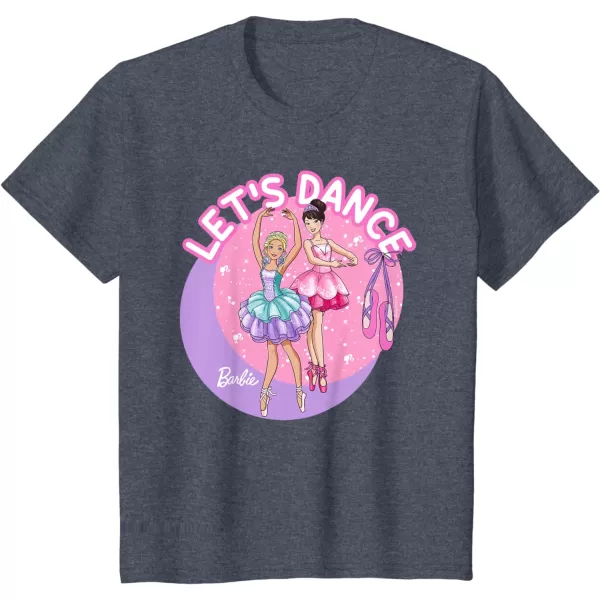 Barbie  Ballerina Barbie Lets Dance TShirtHeather Blue