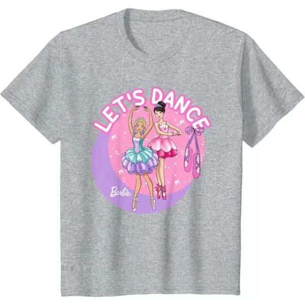 Barbie  Ballerina Barbie Lets Dance TShirtHeather Grey